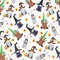 MINKY Ghastly Gnomes 58 Inch wide Digital Cuddle® Cardinal Shannon Fabrics Halloween